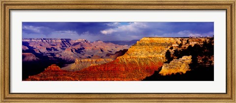 Framed Spectators at the Grand Canyon, Grand Canyon, Grand Canyon National Park, Arizona, USA Print