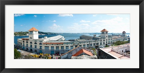 Framed Buildings at the harborfront, Sierra Maestra, Havana Harbor, Old Havana, Havana, Cuba Print
