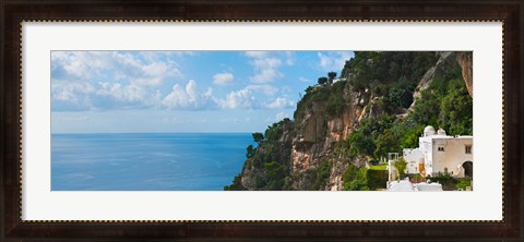 Framed Hillside at Positano, Amalfi Coast, Italy Print