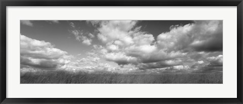 Framed Hayden Prairie, Iowa (black and white) Print