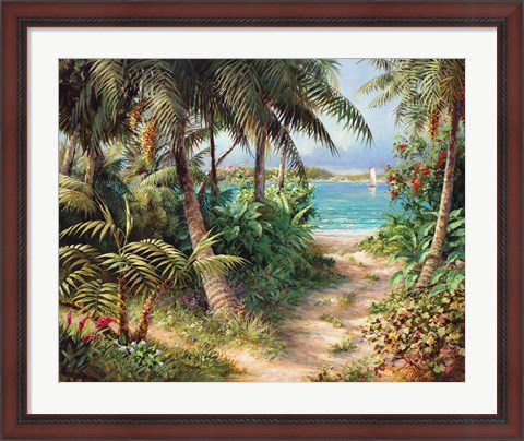 Framed Bahama Sail Print