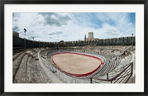 Framed Ancient amphitheater in a city, Arles Amphitheatre, Arles, Bouches-Du-Rhone, Provence-Alpes-Cote d&#39;Azur, France Print