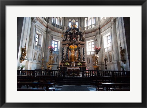 Framed Interiors of the Como Cathedral, Como, Lombardy, Italy Print