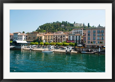 Framed Bellagio, Lake Como, Lombardy, Italy Print