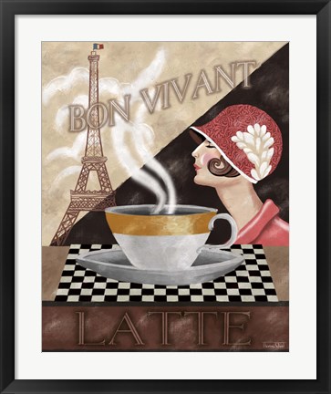 Framed Latte Print