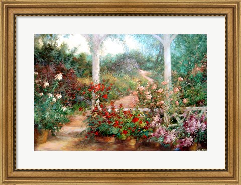 Framed Come To The Garden Print