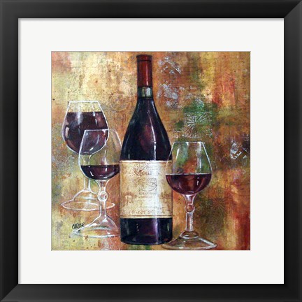 Framed Napa Valley Pinot Print