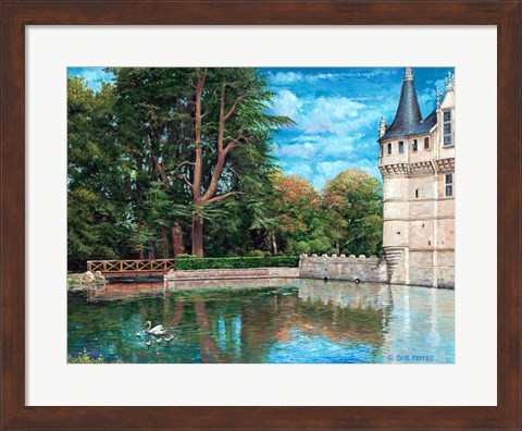 Framed At The Chateau Print