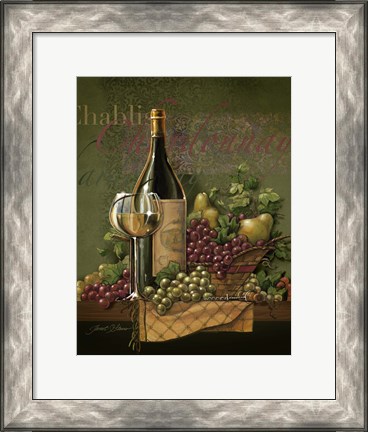 Framed Chardonnay Print