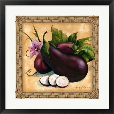 Framed Eggplant Print