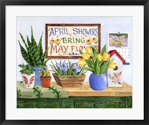 Framed April Showers Print