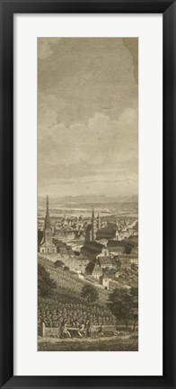 Framed Pastoral Panorama II Print