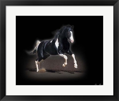 Framed Horse Portrait VIII Print