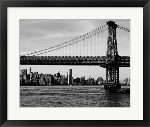 Framed Bridges of NYC IV Print