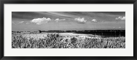 Framed Shore Panorama III Print