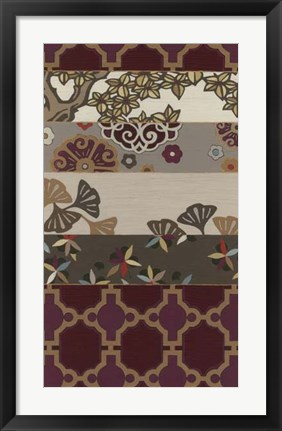 Framed Autumnal Tapestry II Print