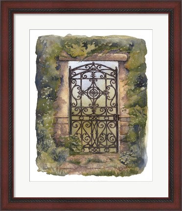 Framed Iron Gate III Print