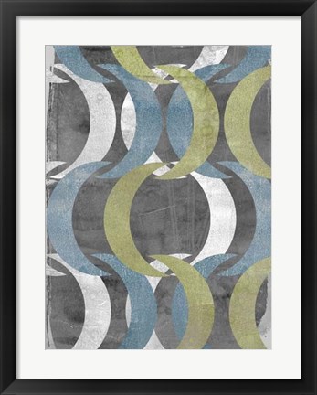Framed Geometric Repeat II Print
