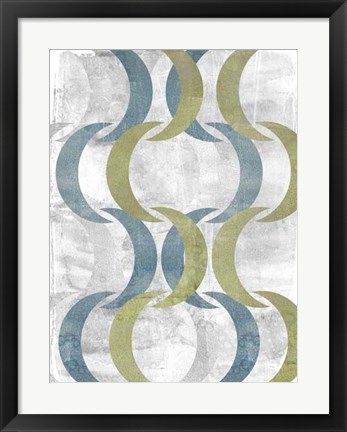 Framed Geometric Repeat III Print