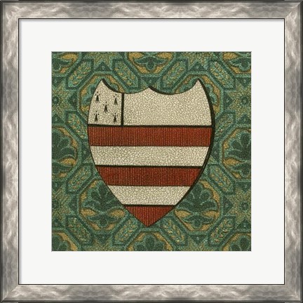 Framed Noble Crest VIII Print
