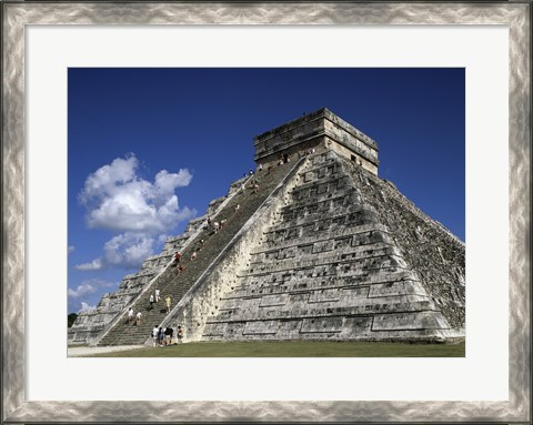 Framed El Castillo Pyramid Print