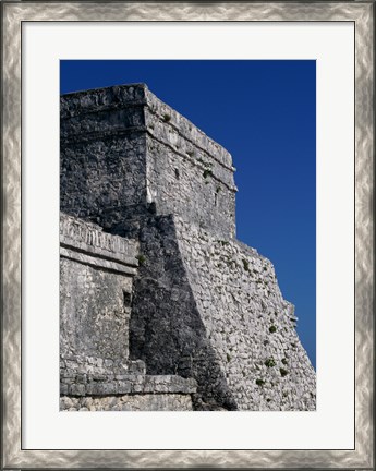 Framed Wall of a building, El Castillo Print