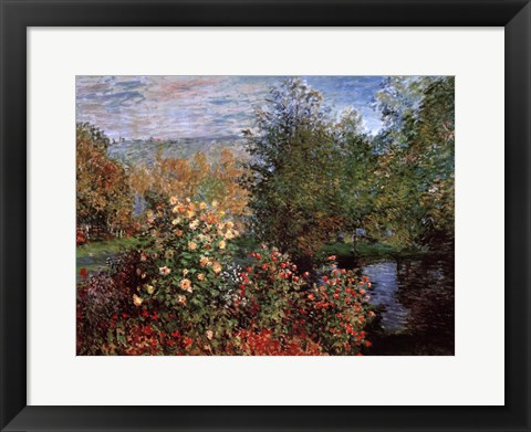 Framed Garten von Montgeron Print