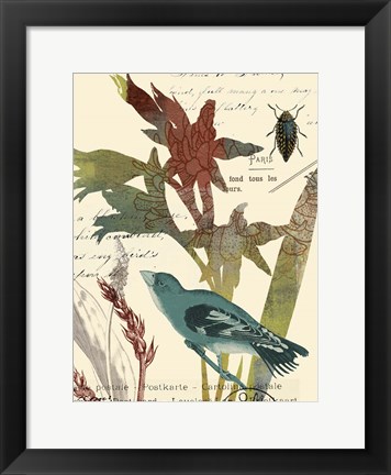 Framed Exotic Blossom II Print