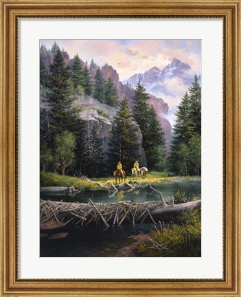 Framed Cure of the Rockies Print