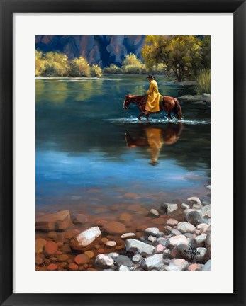 Framed Shallow Crossing Print