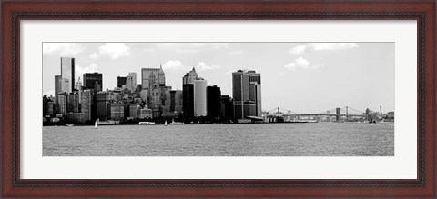 Framed Panorama of NYC IV Print