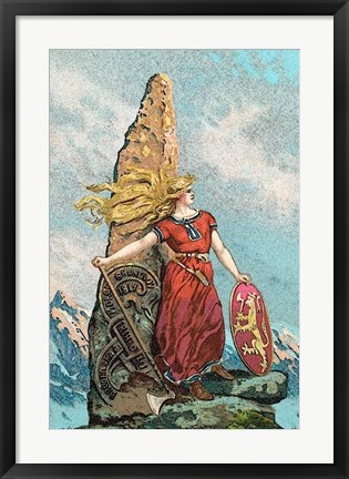 Framed Nationalism Viking Cultivation Print