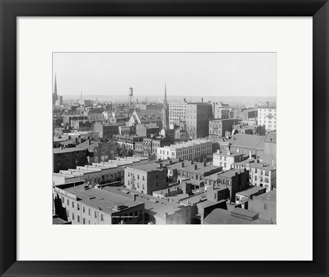 Framed Richmond, Va. black &amp; white photo Print