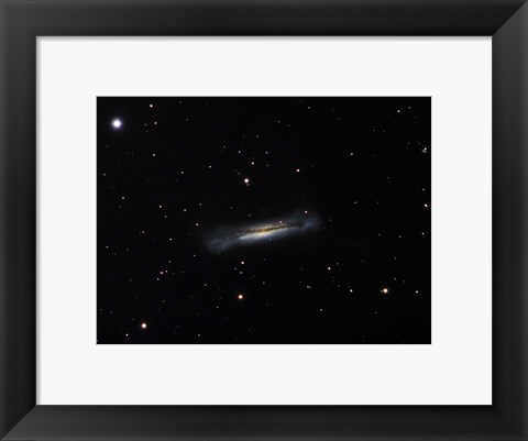 Framed Galaxy NGC 3628 in Leo Print