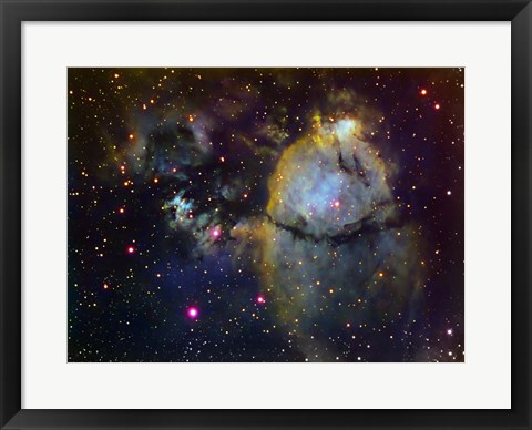 Framed NGC 896 (part of the Heart nebula) in Cassiopeia Print