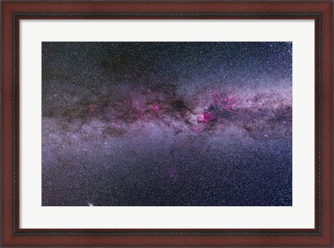 Framed northern Milky Way from Cygnus to Cassiopeia and Perseus Print