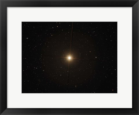 Framed red supergiant Betelgeuse Print