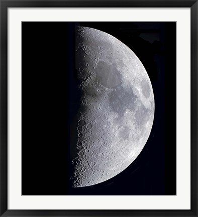 Framed Quarter Moon Print