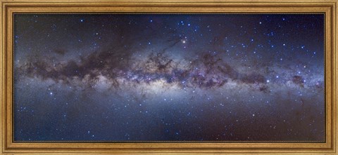 Framed Panorama view of the center of the Milky Way Print