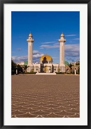 Framed Bourguiba Mausoleum, Sousse area, Monastir, Tunisia Print