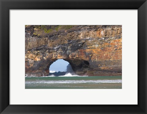 Framed Cliffs, Hole in the Rock, Coffee Bay, South Africa Print