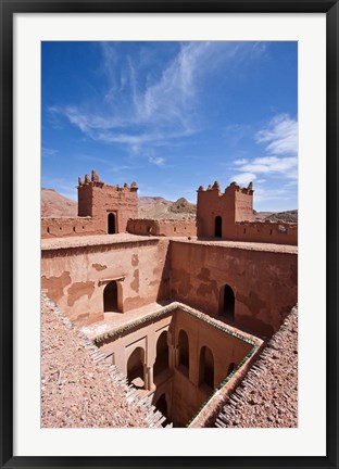 Framed Deserted kasbah on the Road of a Thousand Kasbahs, Tenirhir, Morocco Print