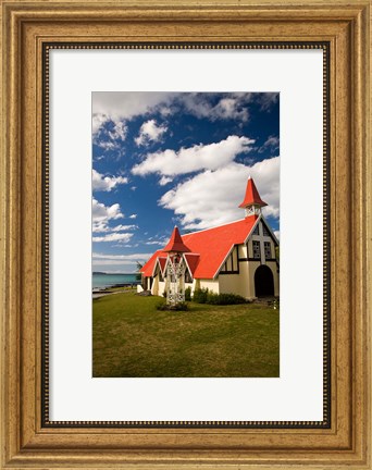 Framed Church, Notre Dame Auxiliaiatrice, Mauritius Print