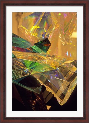 Framed Crystal Sculpture Detail Print