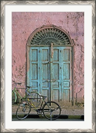 Framed Door in Luxor, Egypt Print
