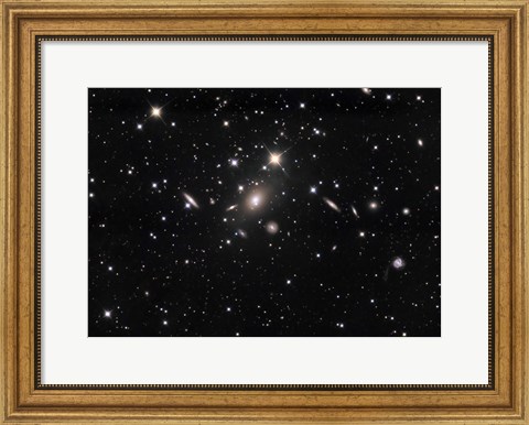Framed Abell 2666 Galaxy cluster Print