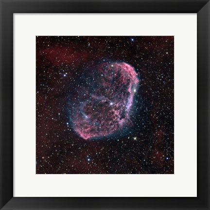 Framed Crescent Nebula Print