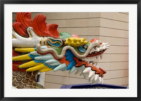 Framed Dragon Head, Goddess of Mercy temple, Hong Kong Print
