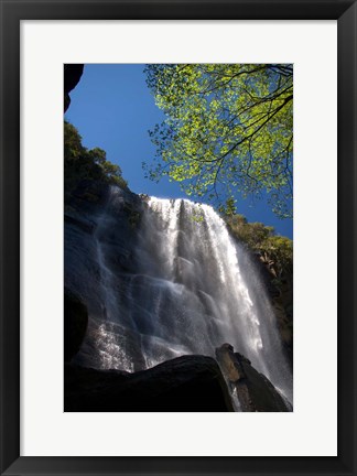 Framed Madonna and Child waterfall, Hogsback, South Africa Print