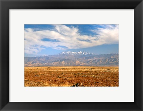 Framed Morocco, Atlas Mountains, landscape Print